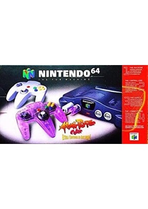 Console N64 / Nintendo 64 Ensemble Manette Supplémentaire Violet Atomique
